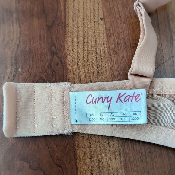 CURVY KATE Latte Daily Plunge Underwire Bra Sz 32DD - Picture 7 of 10